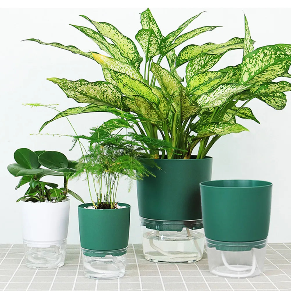 2 Layer Self Watering Plant Flower Pot