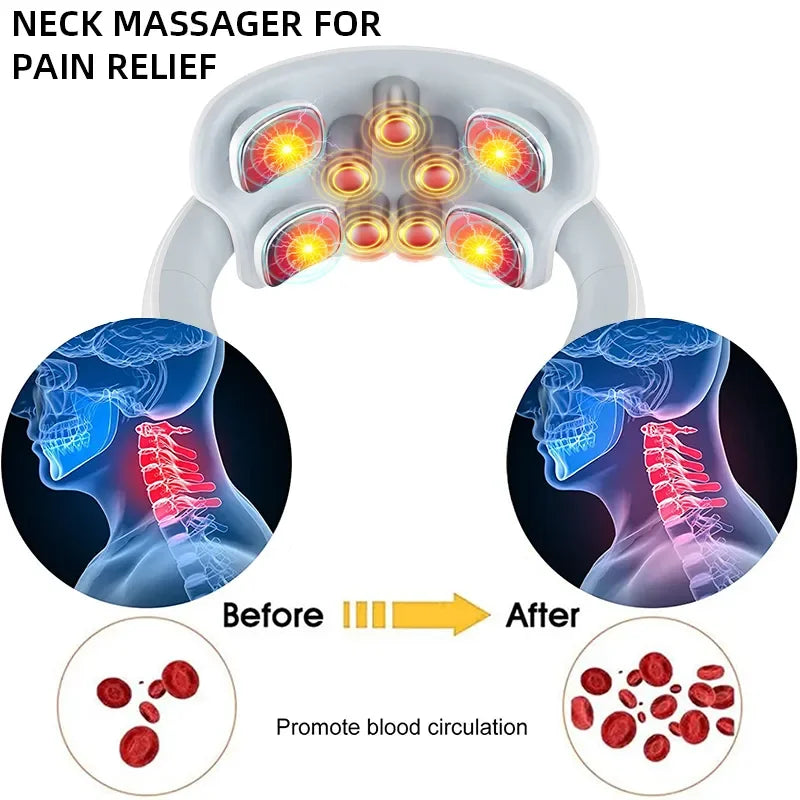 Smart Heated Neck Massager