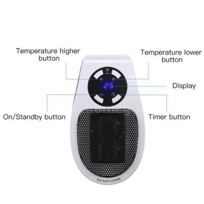 Portable Electric Heater plug In