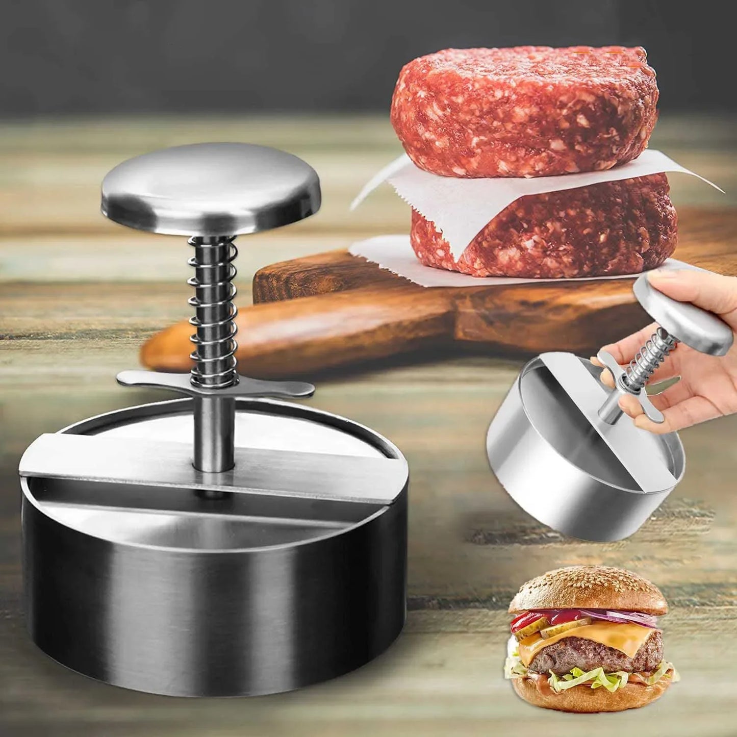 Stainless Steel Patty Maker